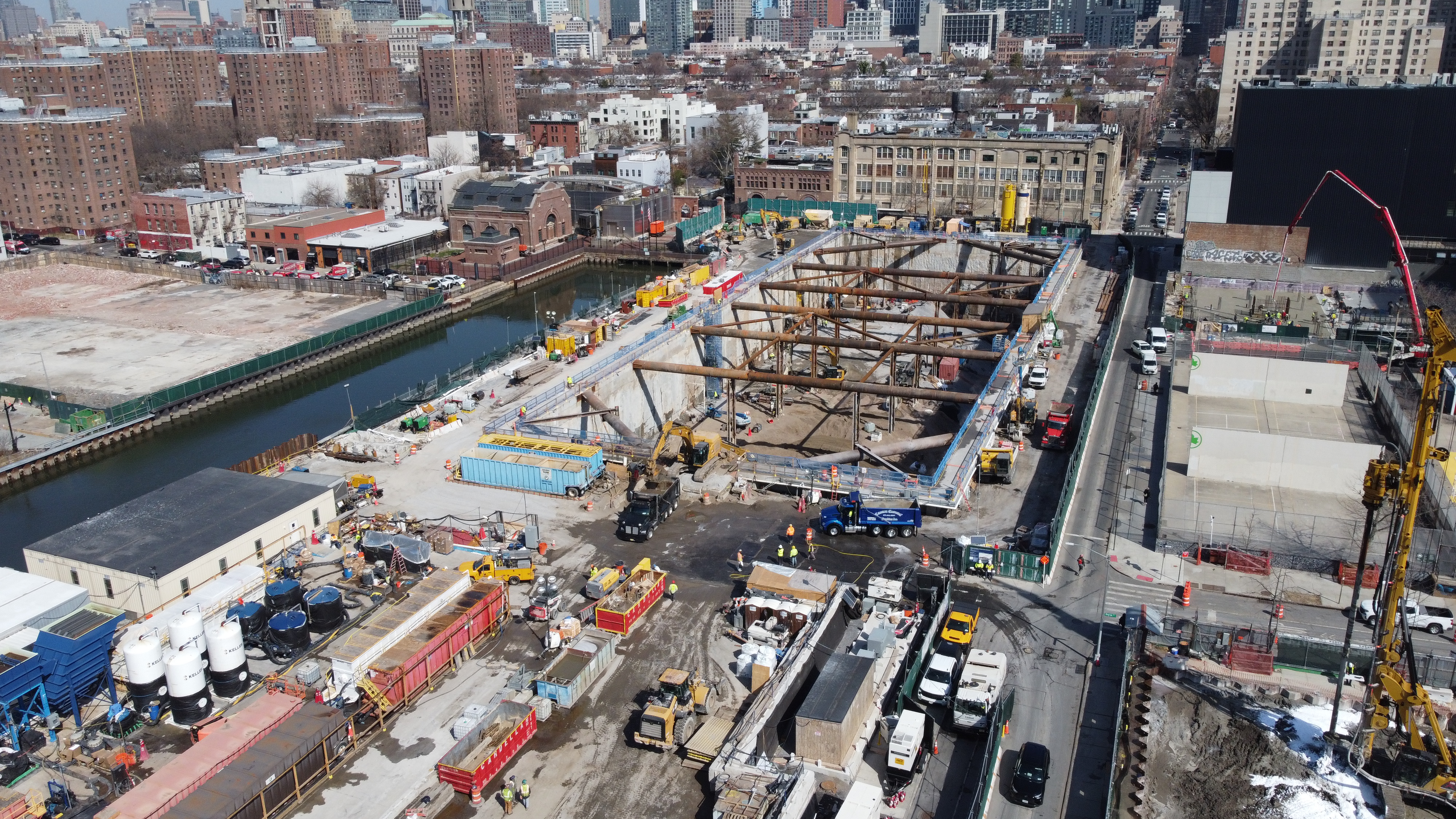 Construction site in Brooklyn